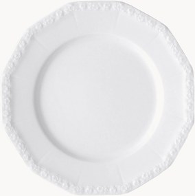 Pratos de jantar em porcelana Maria White, conjunto de 2