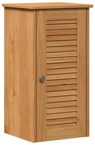 Conjunto de Móveis para Banheiro 2 pcs Marrom e marrom mel