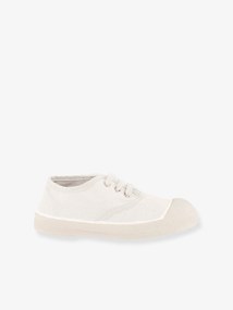 Agora -20%: Sapatilhas com atacadores, em algodão, para criança, da BENSIMON® branco