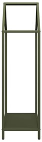 Suporte para lenha aço laminado a frio verde azeitona