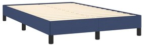 Estrutura de cama sem colchão 120x200 cm tecido azul