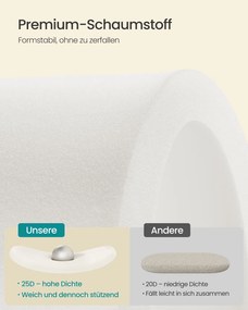 Banco com espaço de arrumação 38 x 110 x 38 cm com assento confortável e organização cinza ardósia