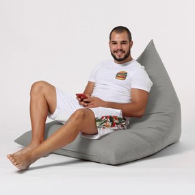 Puff de Jardim Pyramid Big Bed – Fumo – 145x35x90 cm | Tribo Home