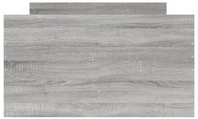 Estrutura de cama com gavetas 90x200 cm cinzento sonoma