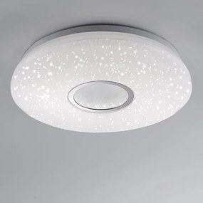 Luminária de teto moderna com céu estrelado, incluindo controle remoto LED - Jona Moderno