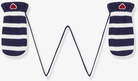 Luvas às riscas PETIT BATEAU marinho