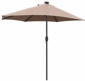 Guarda-sol de Jardim Cinzento-acastanhado 294 x 150 x 223 cm