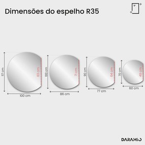 Espelho bronze Pure R35
