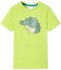 T-shirt de criança lima 128