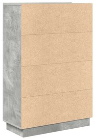 Mesa Cinza Concreto Cinza concreto Madeira engenheirada Padrão