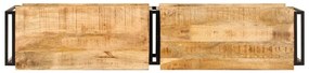 Móvel de TV 140x30x40 cm madeira de mangueira maciça