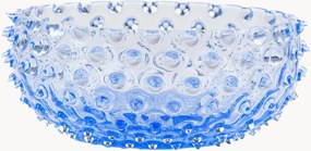 Tigela de vidro artesanal Hobnail