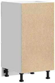 Armário base cozinha Porto derivados madeira branco brilhante