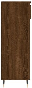 Sapateira 40x36x105 cm derivados de madeira carvalho castanho
