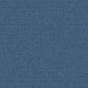 Cama de bebé com colchão tecido de linho azul marinho
