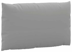 Almofadões p/ móveis de paletes 2 pcs tecido oxford cinzento