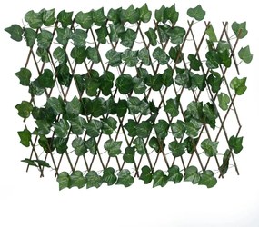 Treliça de videira artificial extensível 5 pcs 190x60 cm verde