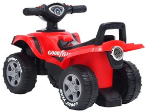 Moto-Quatro Infantil Good Year Vermelho