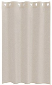 Cortinas com cortinas 2 pcs Areia 140 x 175 cm Poliéster
