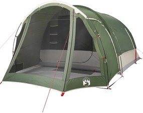 Tenda familiar para 6 pessoas impermeável verde