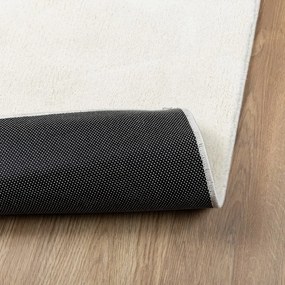 Tapete de pelo curto OVIEDO 120x170 cm creme