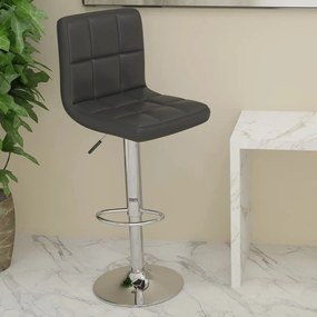 vidaXL Banco de bar couro artificial preto