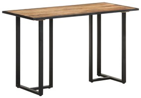 320689 vidaXL Mesa de jantar 120 cm madeira de mangueira áspera