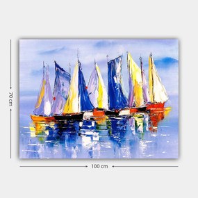 Pintura Decorativa em Tela 619226807_70100 – Multicolor – 70 x 100 cm