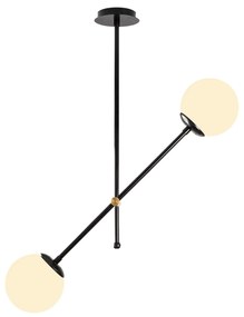 Chandelier Best – Preto e Branco – 80 x 15 cm