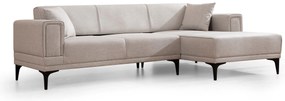 Sofá-Cama de Canto Horizon – Ecru – 250x140 cm