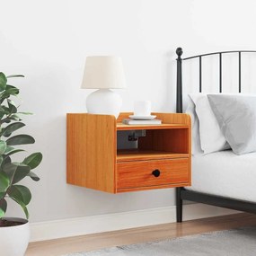 Mesa-de-cabeceira com gaveta Castanho-mel 38 x 36 x 29,5 cm