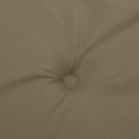 Almofadão banco jardim 150x50x7 cm mesclado tecido cinza-acas.