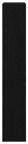 Suporte para Plantas vidaXL Madeira de Carvalho Preto 100x33x187,5 cm