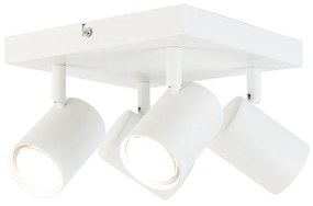 LED Lâmpada de teto inteligente quadrado branco incl. 4 Wifi GU10 - Jeana Moderno