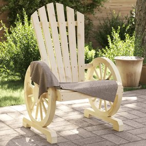 Cadeiras Adirondack para jardim 2 pcs madeira de abeto maciça