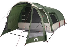 Tenda familiar túnel para 8 pessoas impermeável verde