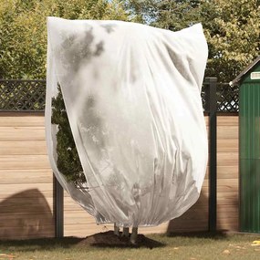 vidaXL Capas de Fleece para Proteção Contra Geada Branco 2,4 x 2 m