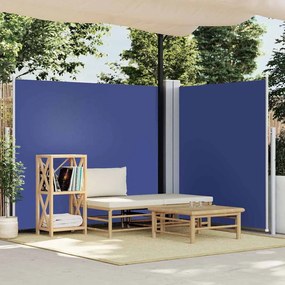 Toldo lateral retrátil 180x600 cm azul
