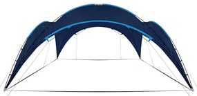 Tenda para festas arqueada 450x450x265 cm azul-escuro