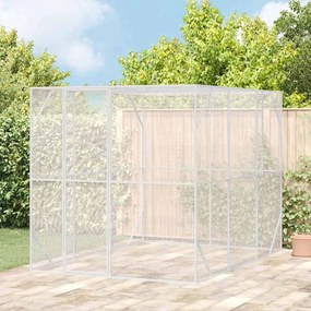 vidaXL Gaiola para Pássaros Antracite 210 x 304 x 213 cm