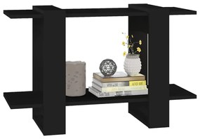 Estante/divisória 80x30x51 cm preto