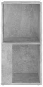 Armário de canto 33x33x67 cm contraplacado cinzento cimento