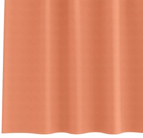 Cortinas opacas 2 pcs Terracota 245 x 140 cm Poliéster