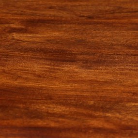 Conjunto de mesa de jantar 5 pcs madeira de acácia maciça