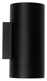 Aplique de parede design preto com dourado - Sab