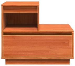 Armário de Cabeceira 2 pcs Castanho-mel 60 x 34 x 51 cm