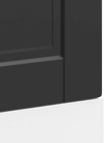 Painel máquina lavar louça Porto preto 45x1,5x67 cm