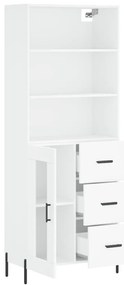 Armário alto 69,5x34x180 cm derivados de madeira branco