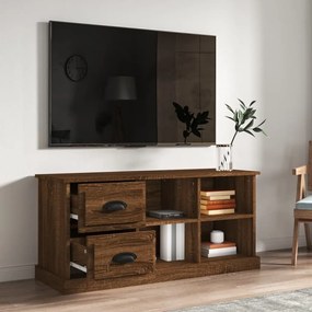 Móvel TV 102x35,5x47,5cm derivados de madeira carvalho castanho