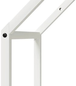 Suporte para lenha 40x25x60 cm aço laminado a frio branco